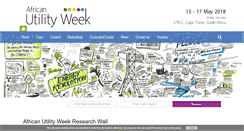 Desktop Screenshot of african-utility-week.com